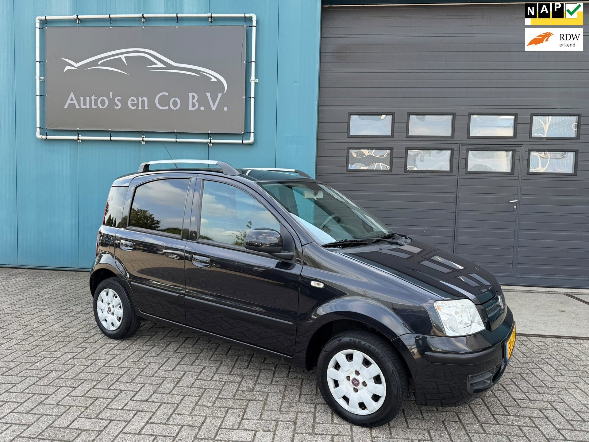 Fiat Panda 1.2 Edizione Cool 5-drs Airco Incl nw Apk+banden, Euro 5, Gebruikt, 1242 cc, Zwart