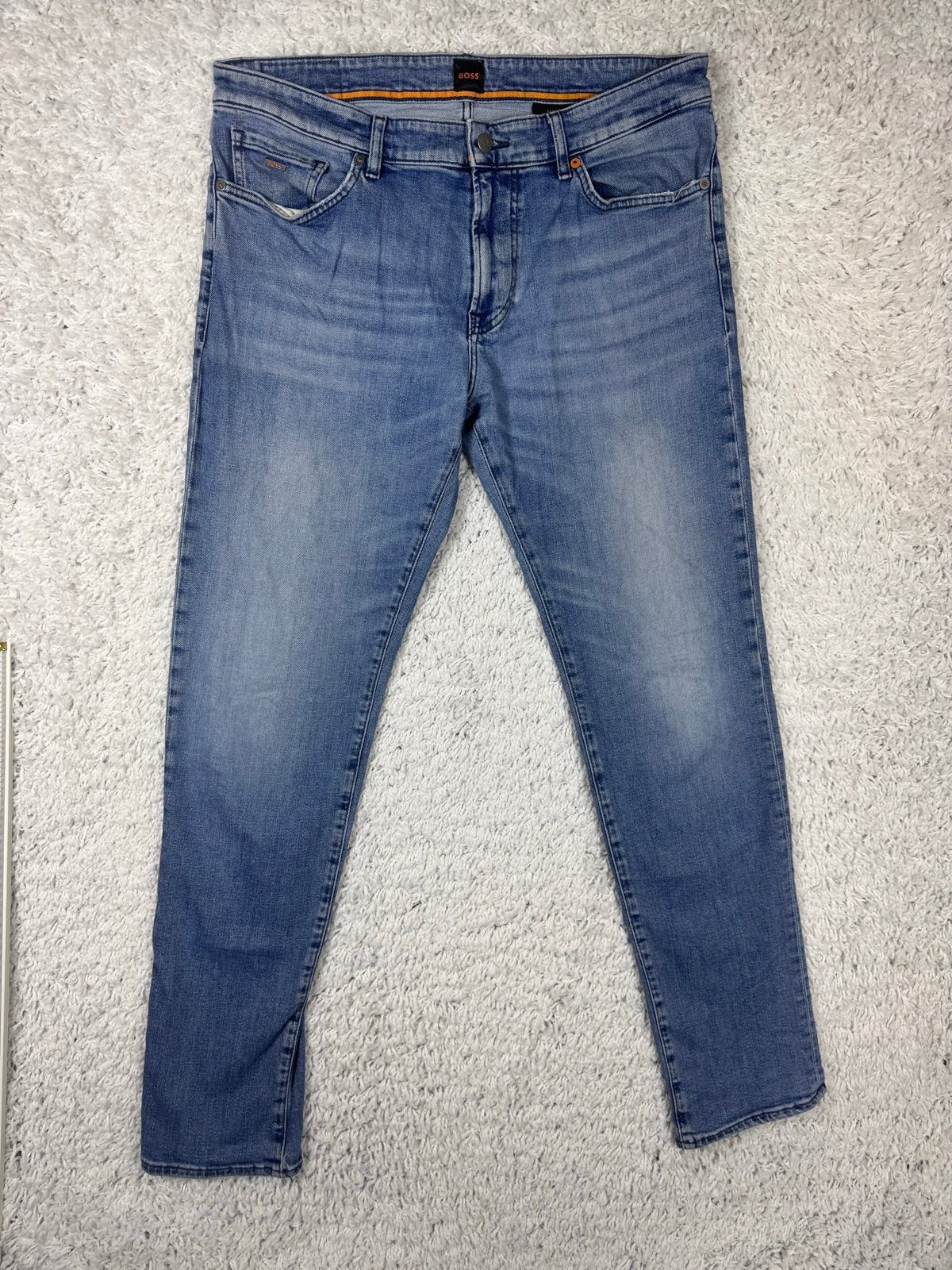 Hugo Boss Maine BC-L-C Stretch Jeans Lichtblauw W36 L34 3492, W36 - W38 (confectie 52/54), H, H, H