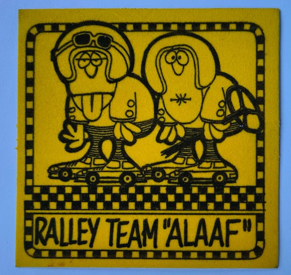 Sticker Ralley team "Alaaf", Ophalen of Verzenden, Zo goed als nieuw, Overige typen