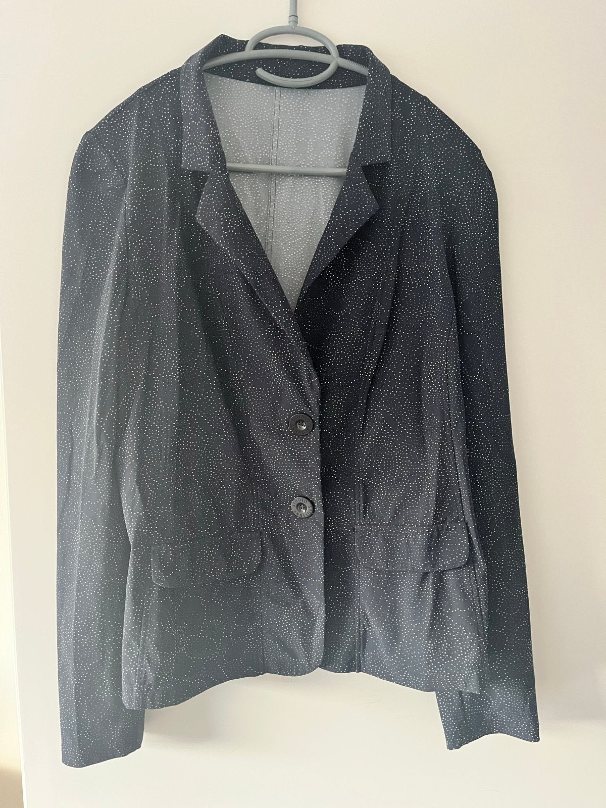 Studio Anneloes Blazer XL Blauw/Wit Print, Blauw, Maat 46/48 (XL) of groter, Ophalen of Verzenden, Zo goed als nieuw