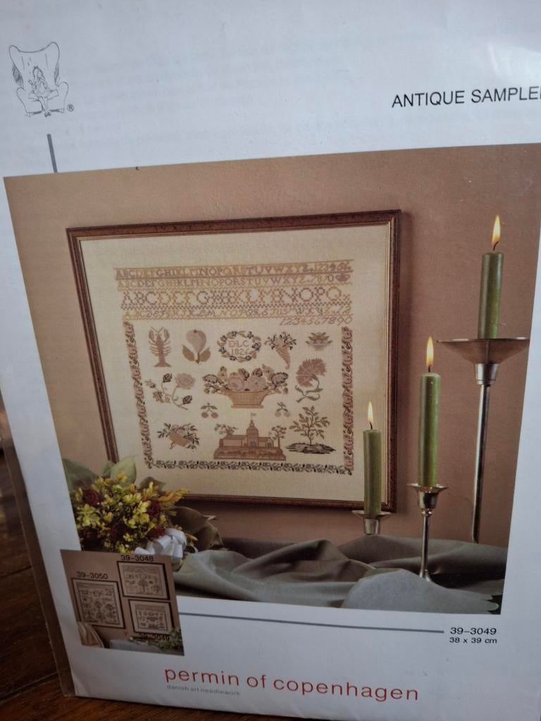 Merklap-antique sampler, Ophalen of Verzenden, Nieuw, Borduurpakket