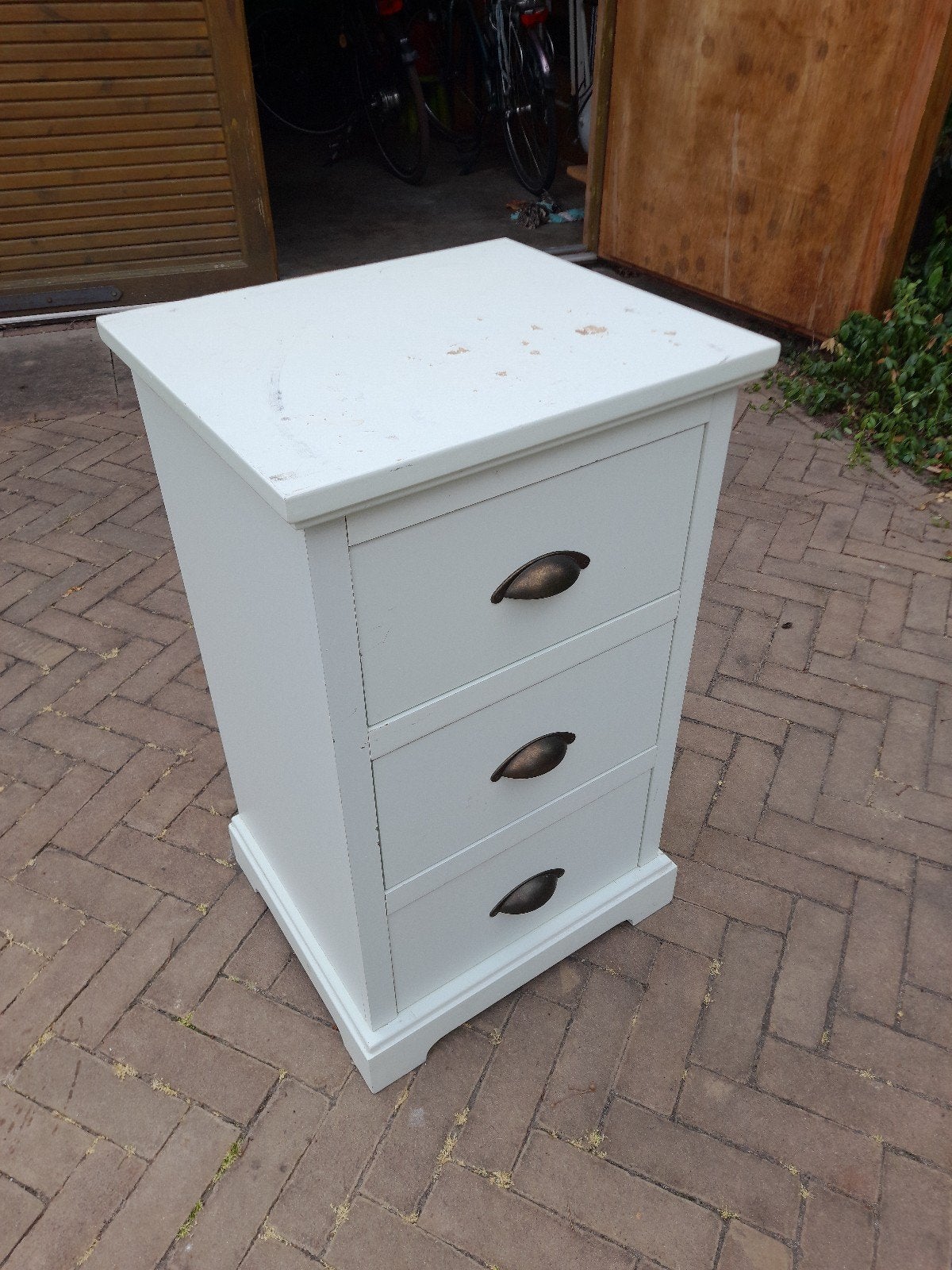 GRATIS ophalen ladekast 3 laden wit, Ophalen, Gebruikt, 50 tot 100 cm, 3 of 4 laden