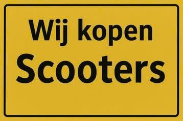 Sloop of loop scooter gezocht, Ophalen, Nieuw