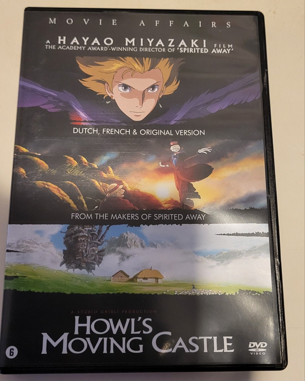 Howl's Moving Castle DVD - Studio Ghibli (Hayao Miyazaki), Alle leeftijden, Ophalen, Gebruikt