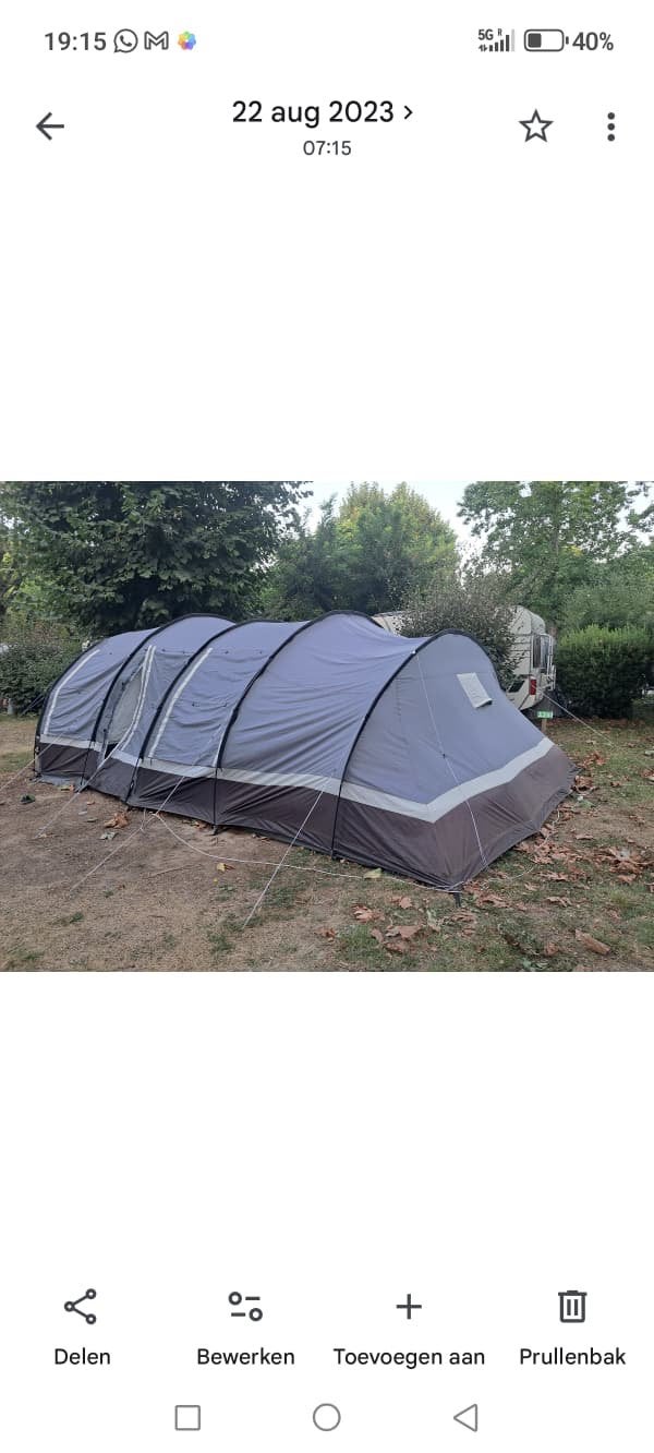 Tekoop tunnel tent, Ophalen of Verzenden, Zo goed als nieuw, Tot en met 4