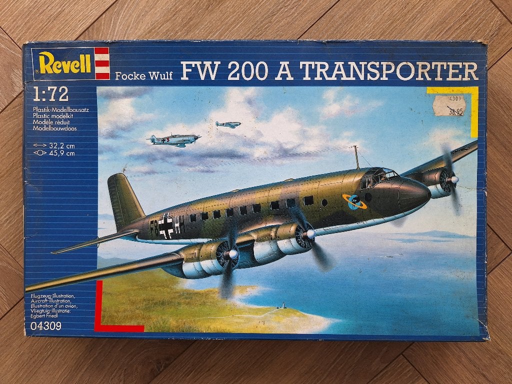 1:72 1/72 Revell Focke Wulf FW 200 A Transporter, 1:72 tot 1:144, Revell, Ophalen of Verzenden, Zo goed als nieuw