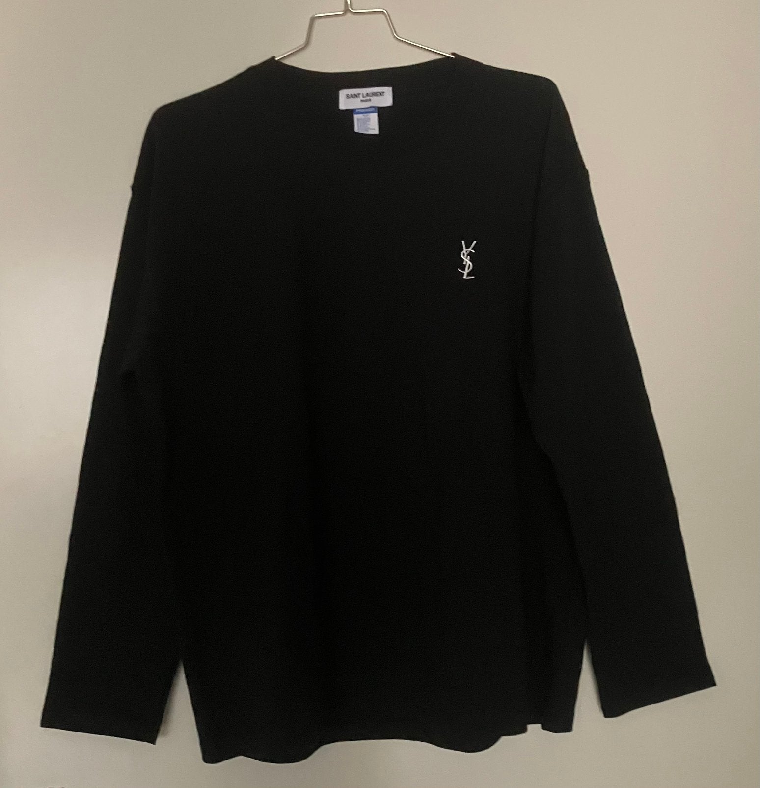 YSL Sweater XL (ruime M), Ophalen of Verzenden, Zo goed als nieuw, Overige maten, Zwart