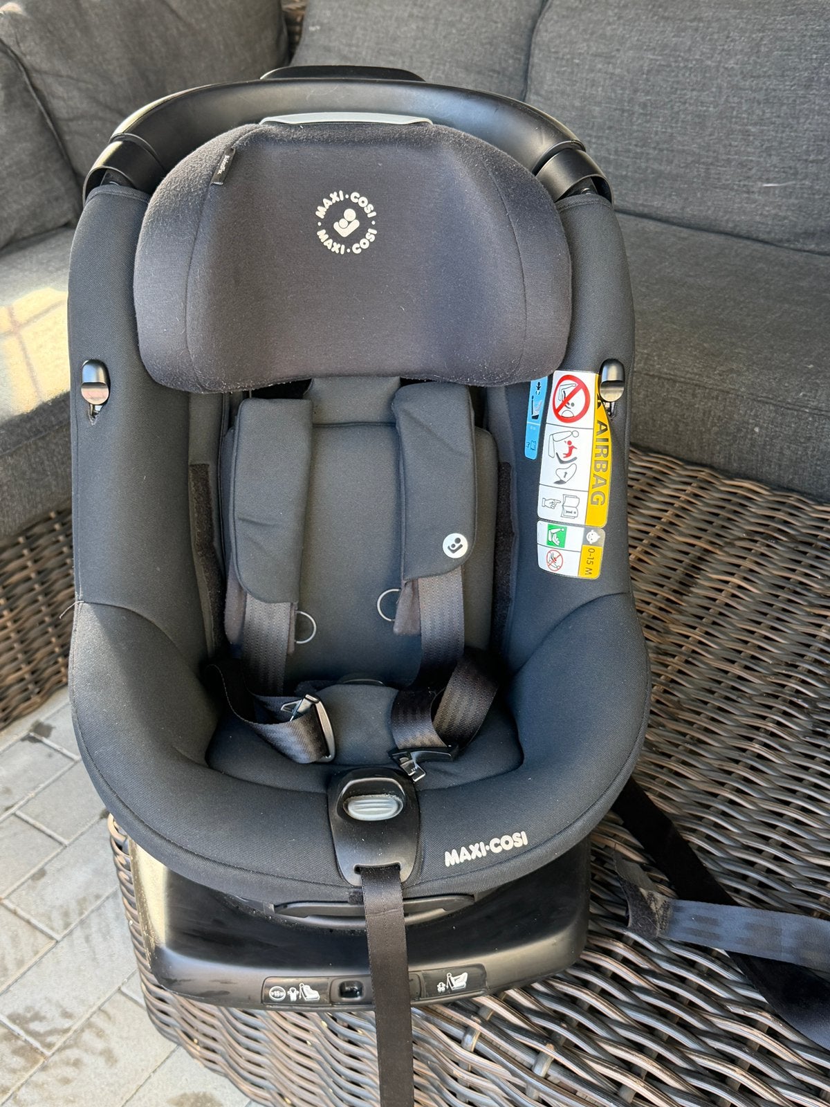 Maxi-Cosi AxissFix draaibare autostoel met isofix, Ophalen, Gebruikt, 9 t/m 18 kg, Isofix