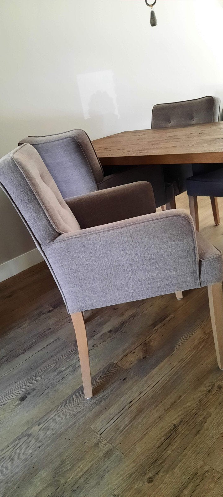 Stevige eetkamerstoelen, Ophalen, Hout, Gebruikt, Twee