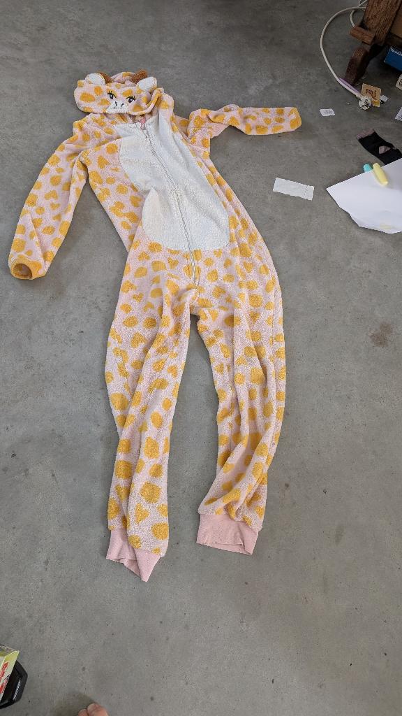 Hema Onesie giraf maat 146/152, Ophalen, Jongen of Meisje, Hema, Overige typen