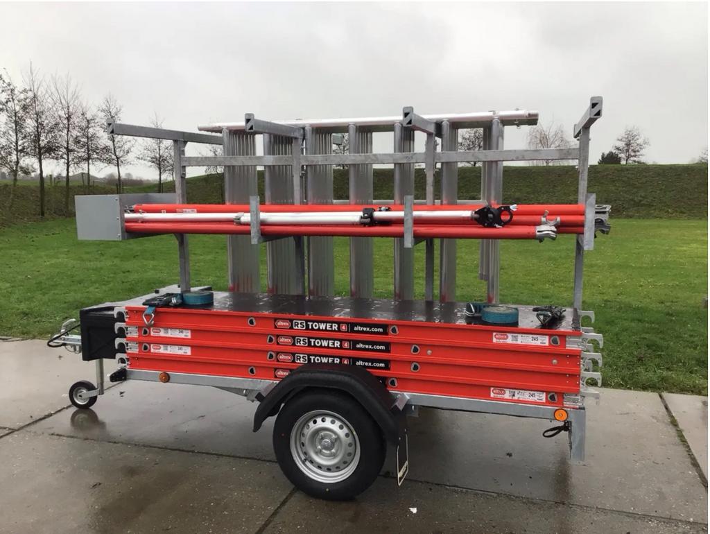 Nieuwe en gebruikte Altrex aluminium rolsteiger 6M 8M 10M, Ophalen, Zo goed als nieuw, Overige typen, 5 meter of hoger