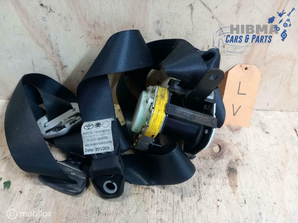 Toyota Yaris I 5-Drs Gordel Links Voor 73220-0D052 99 - 05, Auto-onderdelen, Interieur en Bekleding, Ophalen of Verzenden, Gebruikt