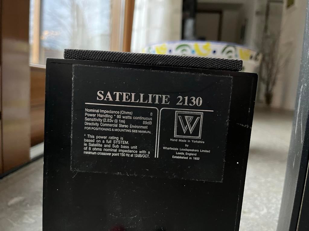 Wharfedale 2130 Luidsprekerset - Klassiek Geluid!, Overige merken, Gebruikt, Ophalen of Verzenden, 60 tot 120 watt