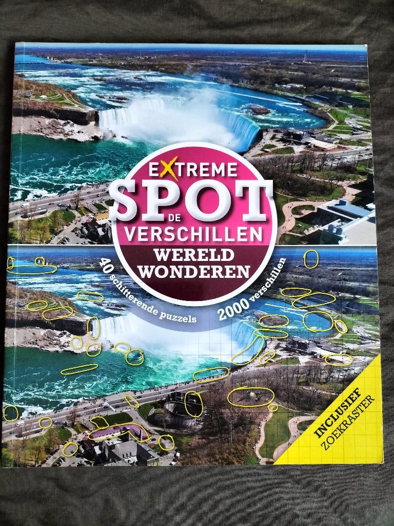 Extreme Spot de verschillen - Wereldwonderen, Ophalen of Verzenden, Meer dan 1500 stukjes, Zo goed als nieuw, Overige typen