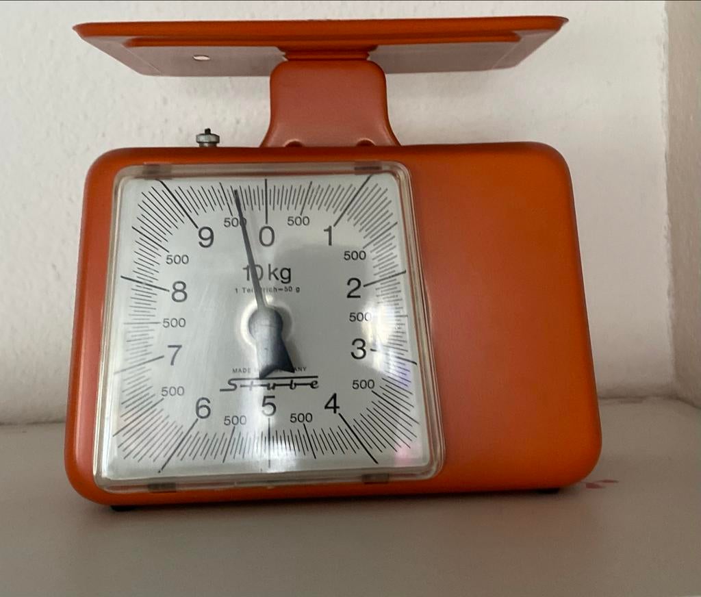 Retro keuken weegschaal, Ophalen of Verzenden, Gebruikt