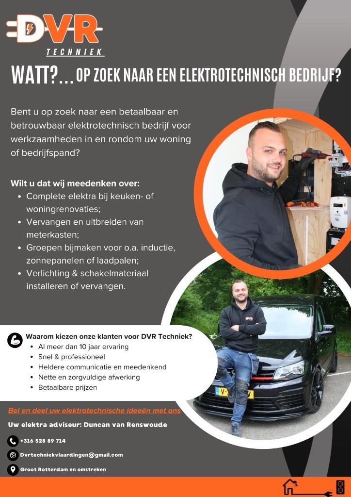 Groepenkast vervangen / storingen oplossen, 24-uursservice