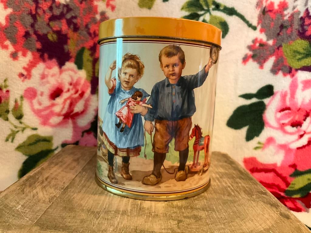 Antiek Ot & Sien Blik - Groot Formaat, Antiek en Kunst, Antiek | Woonaccessoires, Ophalen of Verzenden
