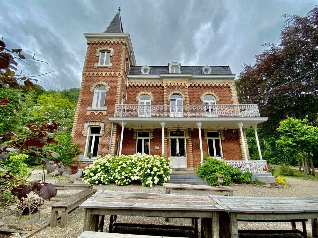 Kasteelvilla in Spa, 8 slpk. 4 badk, sauna, snooker, trampo, 4 of meer slaapkamers, 16 personen, Wasmachine, Overige