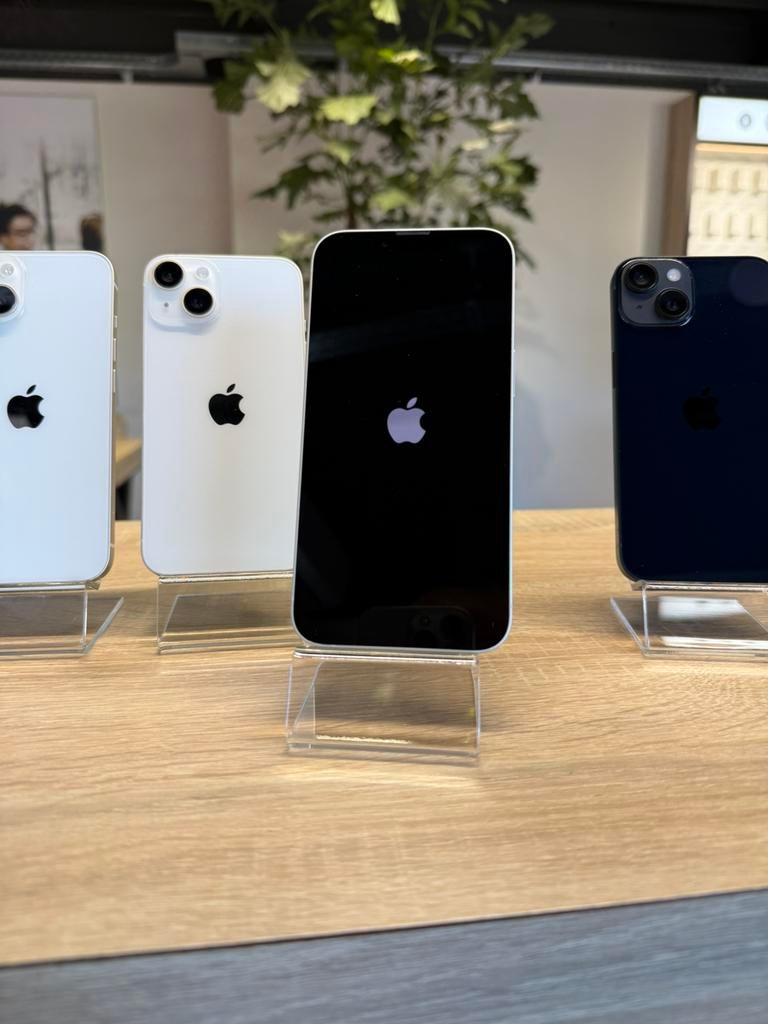  Apple iPhone 14 128GB Wit, Zwart en Paars 2 jaar garantie, 128 GB, Zwart, Refurbished, Ophalen of Verzenden