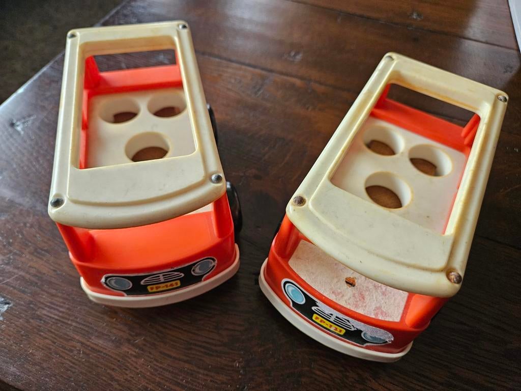 Vintage fisher price schoolbus, Ophalen of Verzenden, Gebruikt