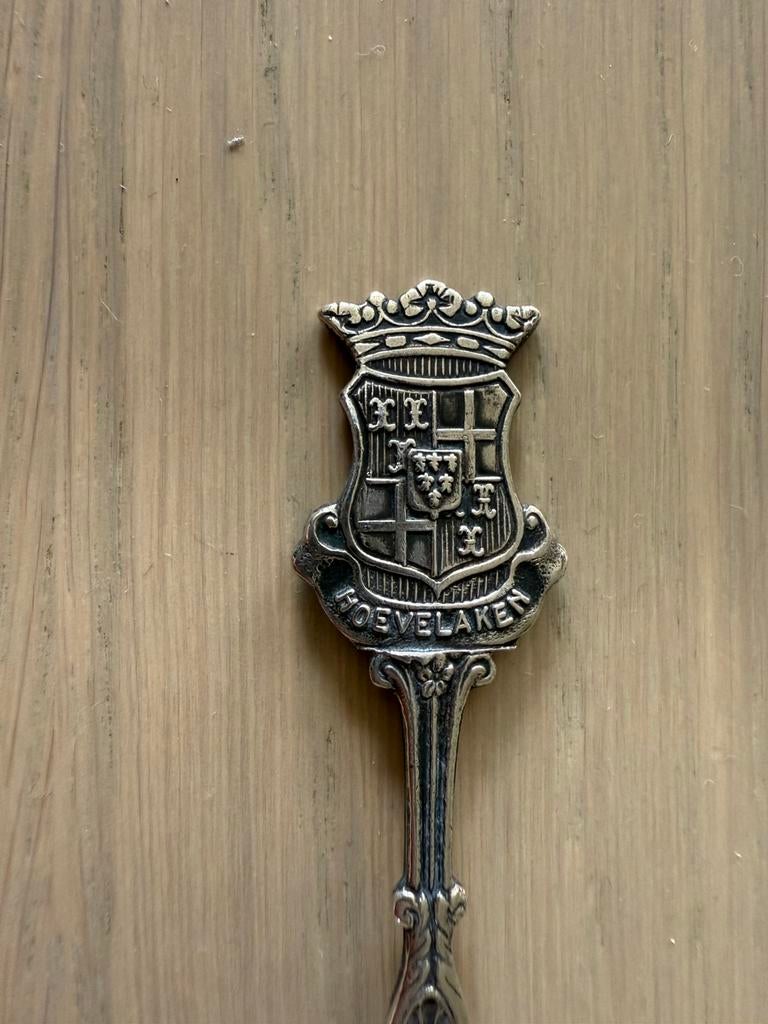 Verzilverd lepeltje Hoevelaken., Antiek en Kunst, Ophalen of Verzenden