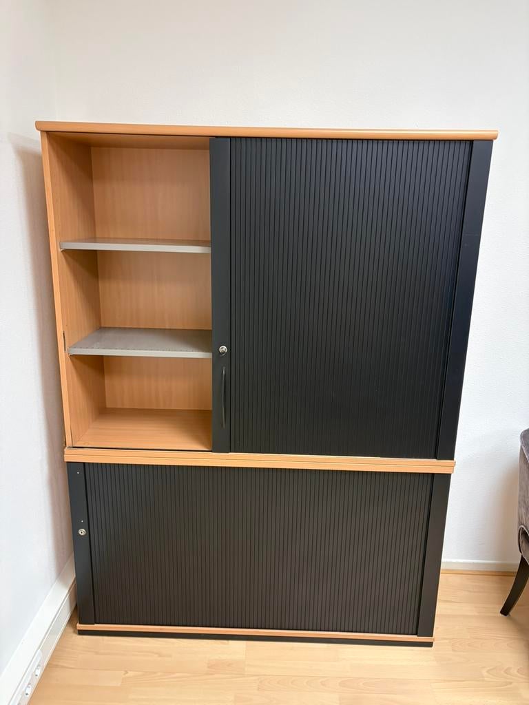 Dubbele archiefkast 1.80 m hoog, Gebruikt, 100 tot 150 cm, Ophalen of Verzenden, 25 tot 50 cm