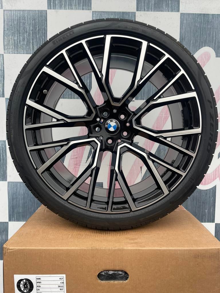 22 inch BMW X5 M velgen 5x112 G05 X6 G06 + continental ️, 275 mm, Banden en Velgen, Nieuw, Overige maten