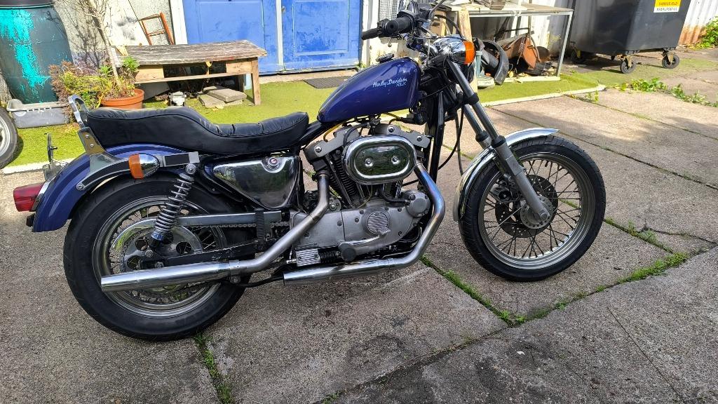 Harley Davidson Ironhead, Motoren, 2 cilinders, Particulier, Chopper, Motorrijbewijs A