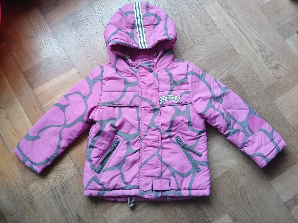 Winter/ski jas voor meisje    merk is Yep Yep  (Roze), Gebruikt, Yep Yep, Meisje, Ophalen of Verzenden