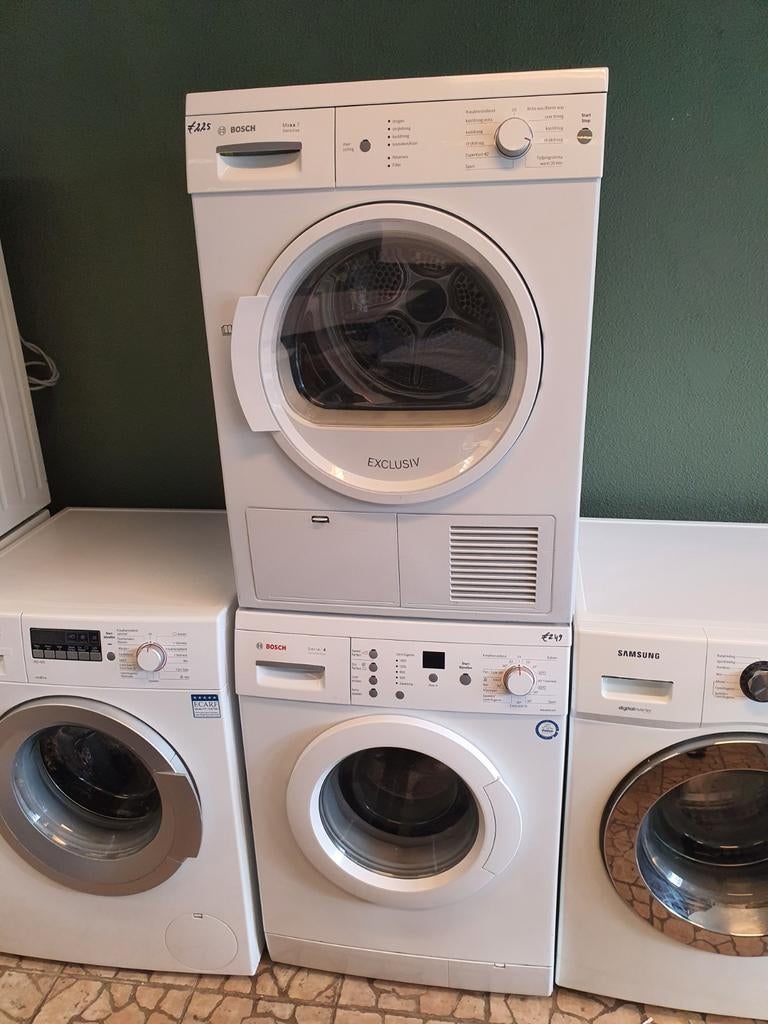 Nette Bosch setje Wasmachine en condens droger 7KG