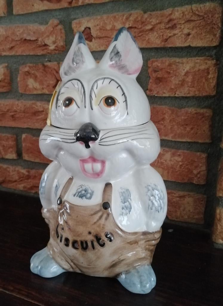 Leuke koekjespot in de vorm van een haas. Pasen., Ophalen of Verzenden, Zo goed als nieuw