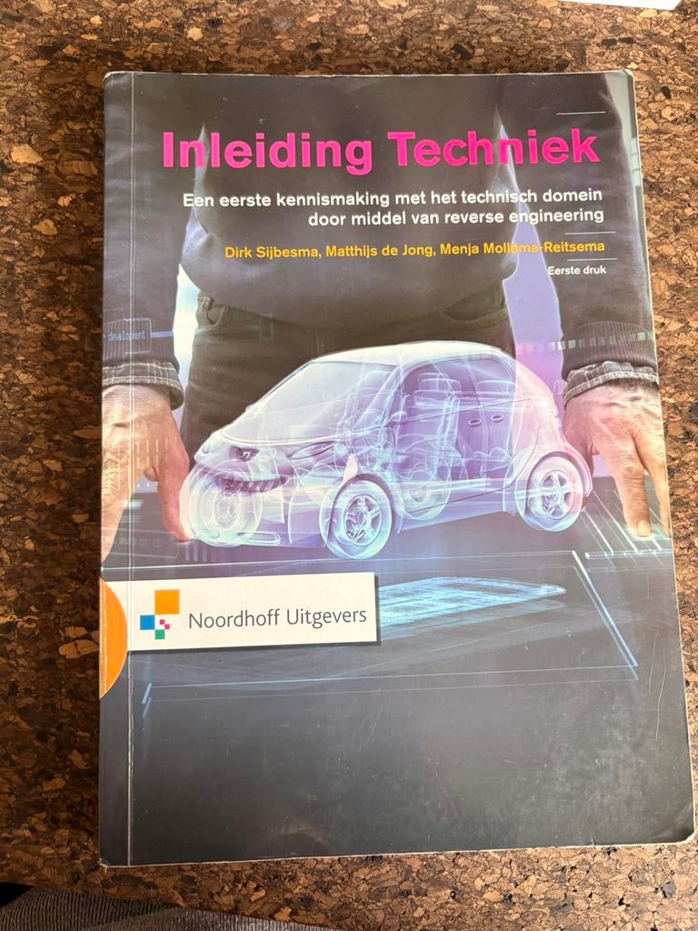 Menja Mollema-Reitsema - Inleiding techniek, Boeken, Ophalen of Verzenden, Zo goed als nieuw, Menja Mollema-Reitsema; Matthijs de Jong; Dirk Sijbesma