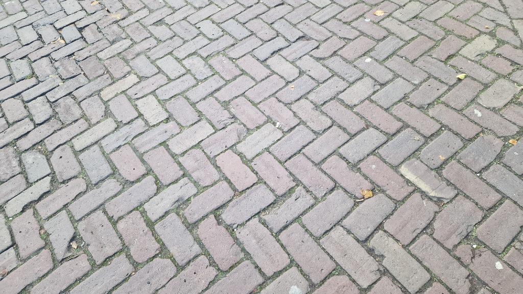 Oudhollandse met de handgebakken klinker 10 duimer roodpaars, Ophalen, Overige materialen, Gebruikt, Klinkers