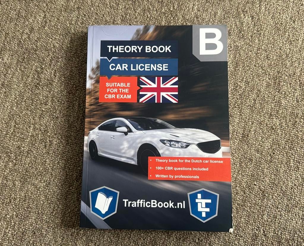 Theory Book Dutch Car License B - Engels taal CBR Exam, Ophalen of Verzenden, Gelezen, Trafficbook.nl