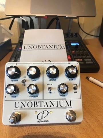 Crazy Tube Circuits Unobtanium Dual Overdrive, Muziek en Instrumenten, Ophalen of Verzenden, Zo goed als nieuw, Distortion, Overdrive of Fuzz