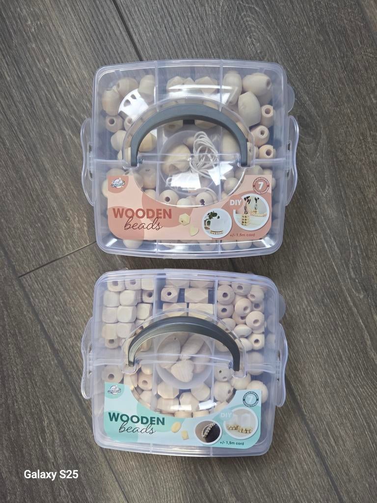 Houten kralen, Hobby en Vrije tijd, Kralen en Sieraden maken, Ophalen of Verzenden, Kraal