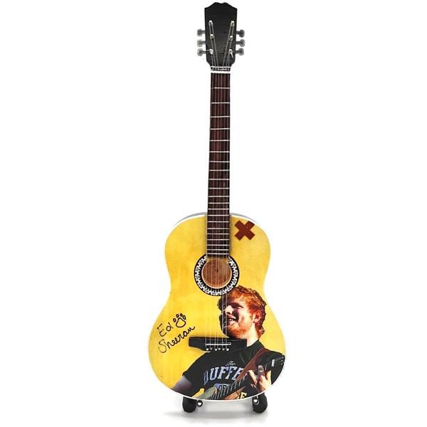Ed Sheeran foto miniatuur gitaar 25cm mini guitar decoratie, Info@deconoord.nl, Deco Noord, Nieuw, Ophalen of Verzenden