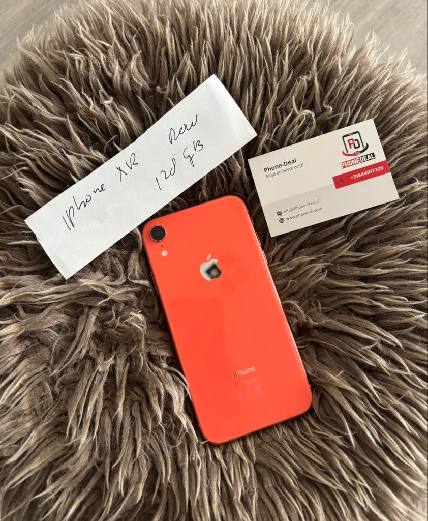 Iphone XR 128 gb factuur + Garantie, Telecommunicatie, Mobiele telefoons | Apple iPhone, IPhone XR, Ophalen of Verzenden, Apple