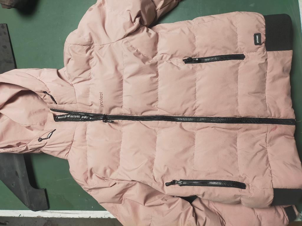 ski jas meisjes 164, Kinderen en Baby's, Kinderkleding | Maat 164, Ophalen, Zo goed als nieuw, Meisje, Jas