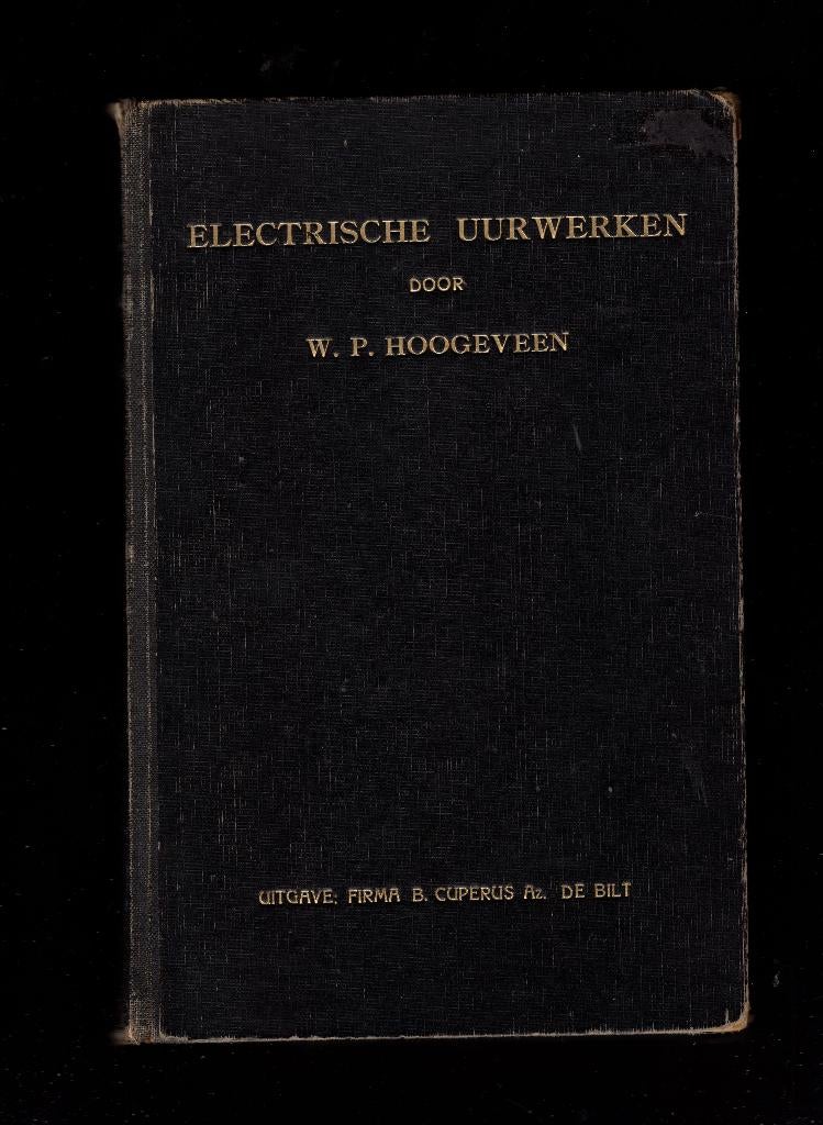 ELECTRISCHE UURWERKEN boekje, Verzenden, Overige typen
