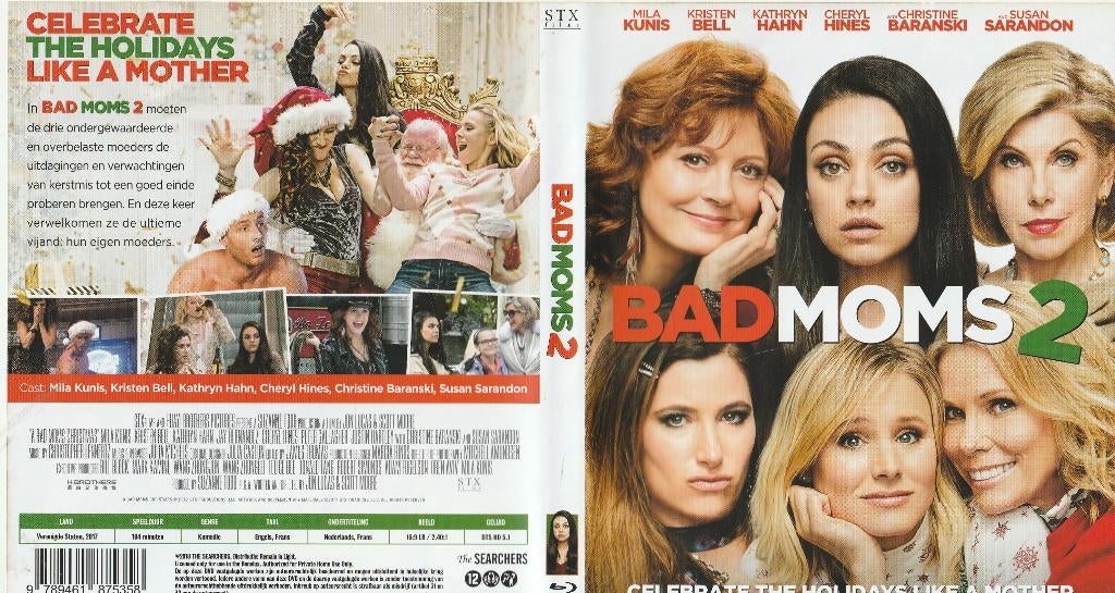 Bad moms 2 blu ray ( ned. ondert.), Ophalen of Verzenden, Zo goed als nieuw, Actie