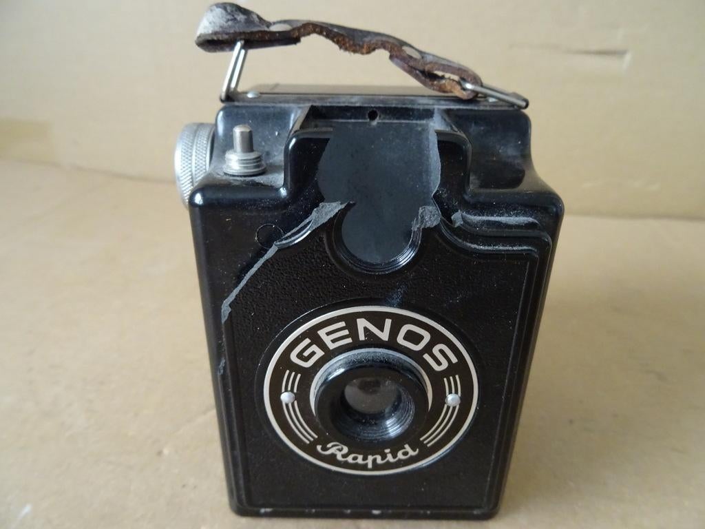 Genos Rapid camaera vintage bakelieten camera Genos Rapid, Genos Kamerabau, Compact, Onbekend, Ophalen of Verzenden