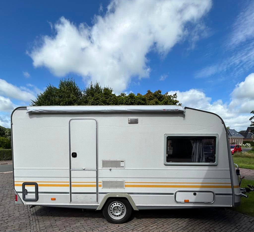 Verhuur zeer nette complete caravan Knaus!, Caravans en Kamperen