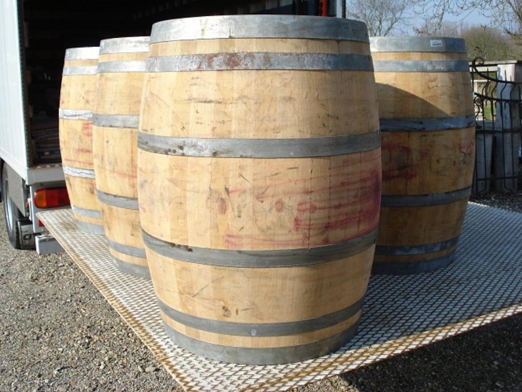 Wijnvaten , regentonnen, 150 liter of meer, Ophalen, Gebruikt, Hout