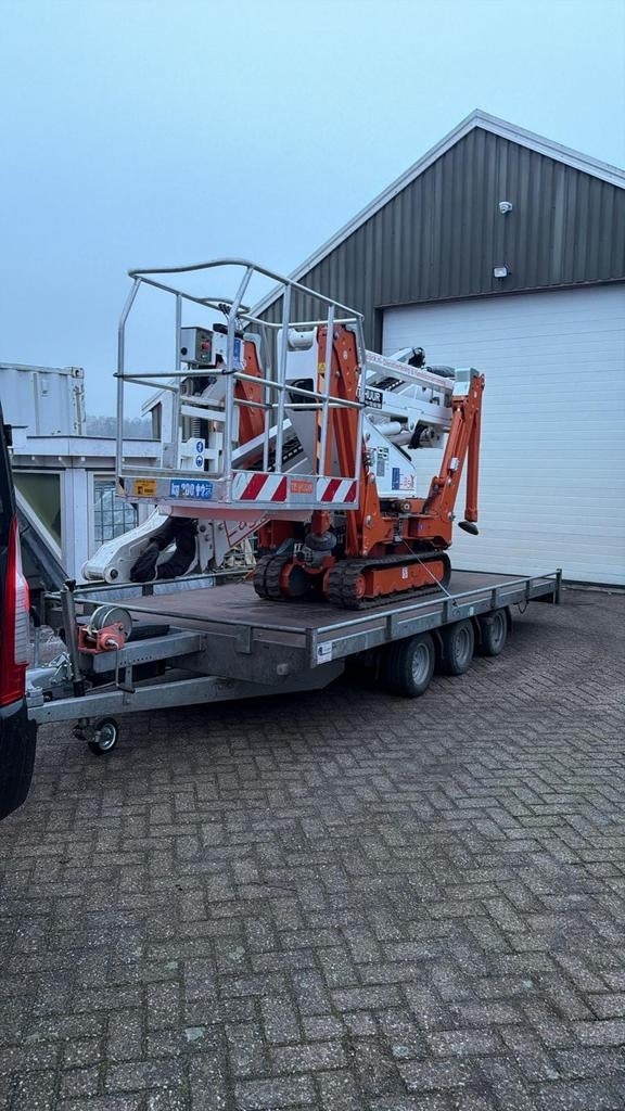 Te huur Hoogwerker spin 19m  met aanhanger, Zakelijke goederen, Machines en Bouw | Liften, Steigers en Ladders, Ophalen of Verzenden