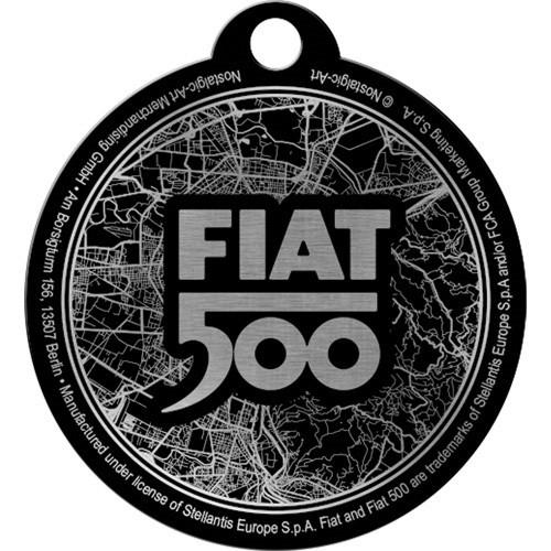 Fiat 500 Turijn Italy reclame sleutelhanger keychain, Ophalen of Verzenden, Nieuw, Auto's
