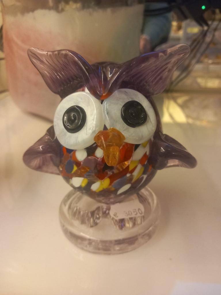 Glazen Uil Nieuw, Ophalen of Verzenden