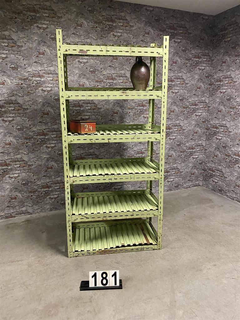 Industriële retro vintage rek/stellingkast nr.181, Info@antiekgroothandel.com, Ophalen of Verzenden, Zo goed als nieuw, 7602RG