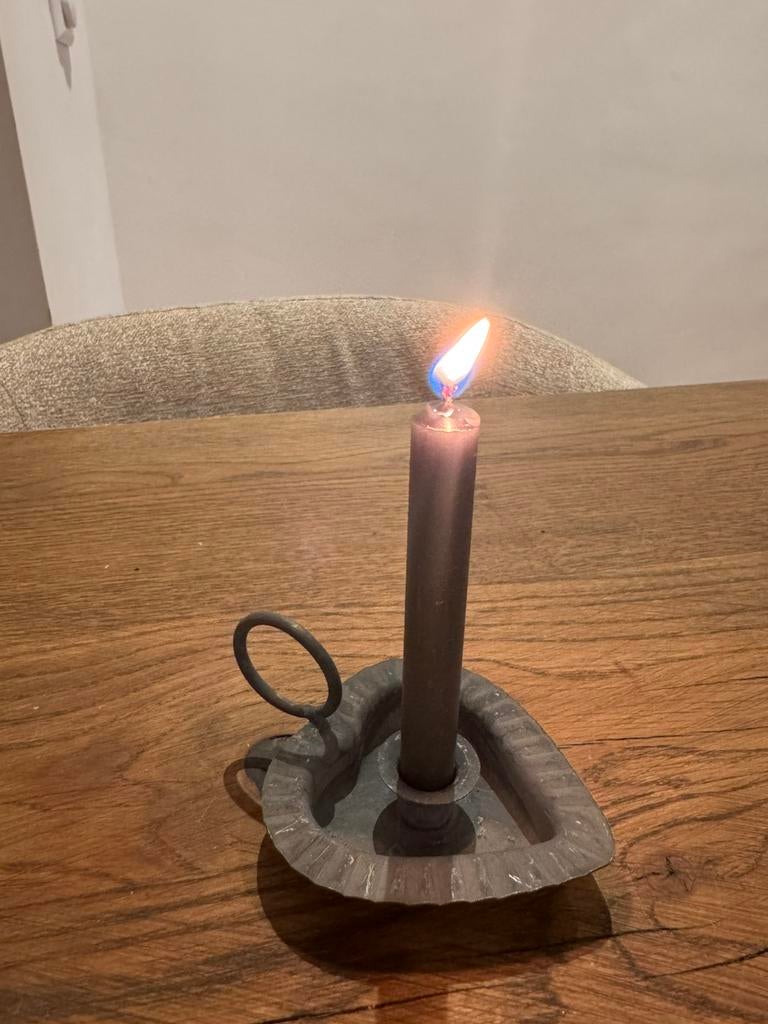Mini blaker hart, Huis en Inrichting, Woonaccessoires | Kandelaars en Kaarsen, Ophalen of Verzenden, Zo goed als nieuw, Overige materialen