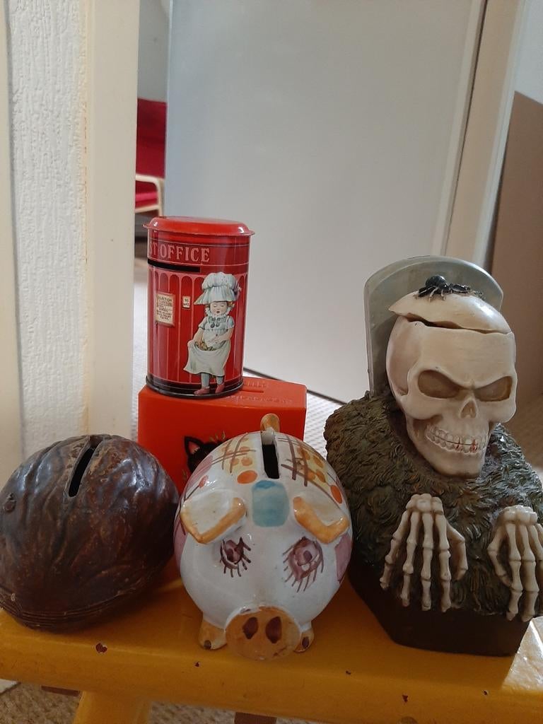 17 spaarpotten, Ophalen of Verzenden, Gebruikt, Dier